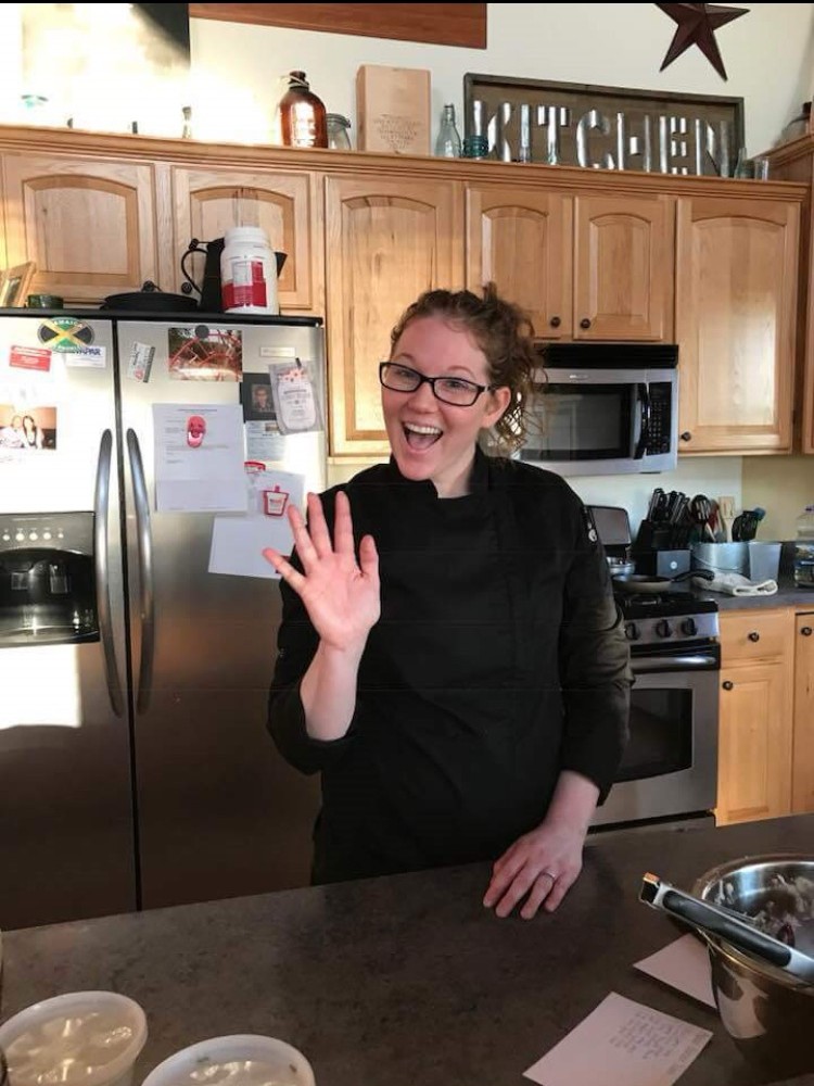 Chef Brittney In A Home Kitchen